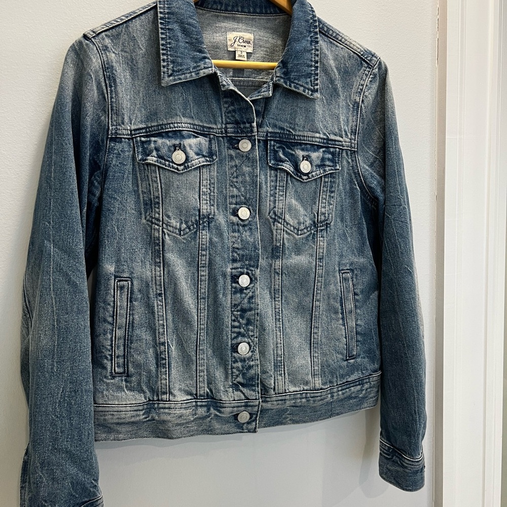 J. Crew Blue Denim Jacket Small